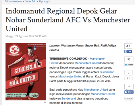 Nobar Indomanutd Ranah Kopi